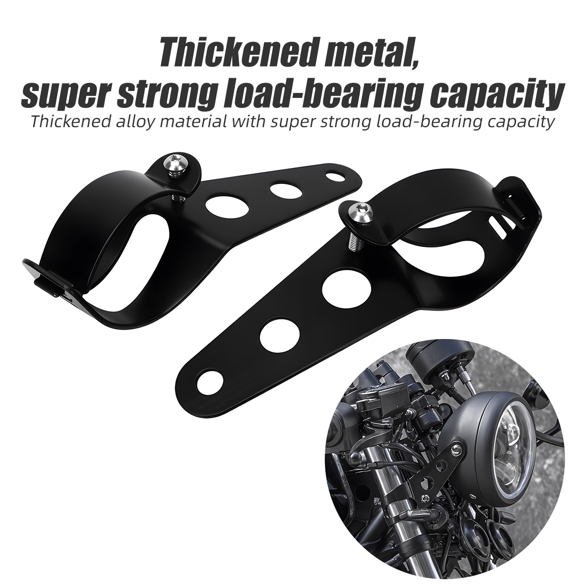 Mountain Biking Derby - Soporte Universal para Faro de Motocicleta,