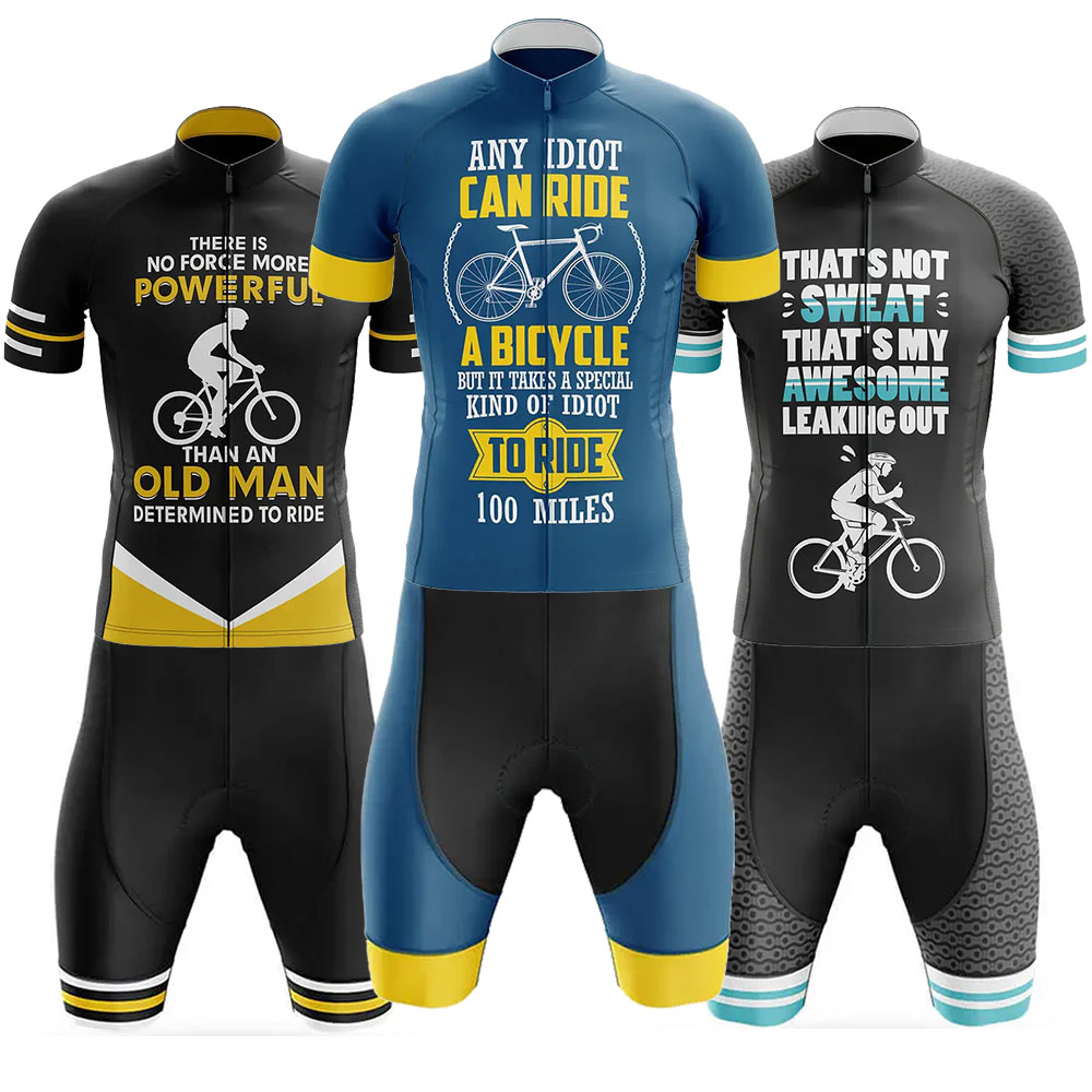 Mountain Biking Outfit - Ropa de ciclismo idiota especial, uniforme,