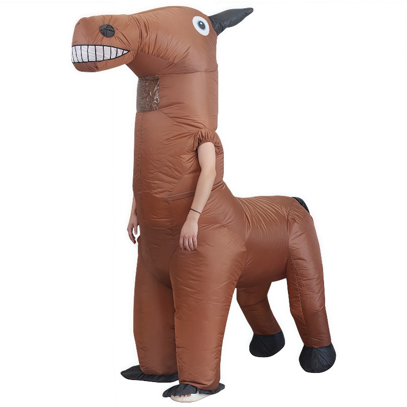 Mountain Biking Outfit - Disfraz de caballo inflable para adultos,