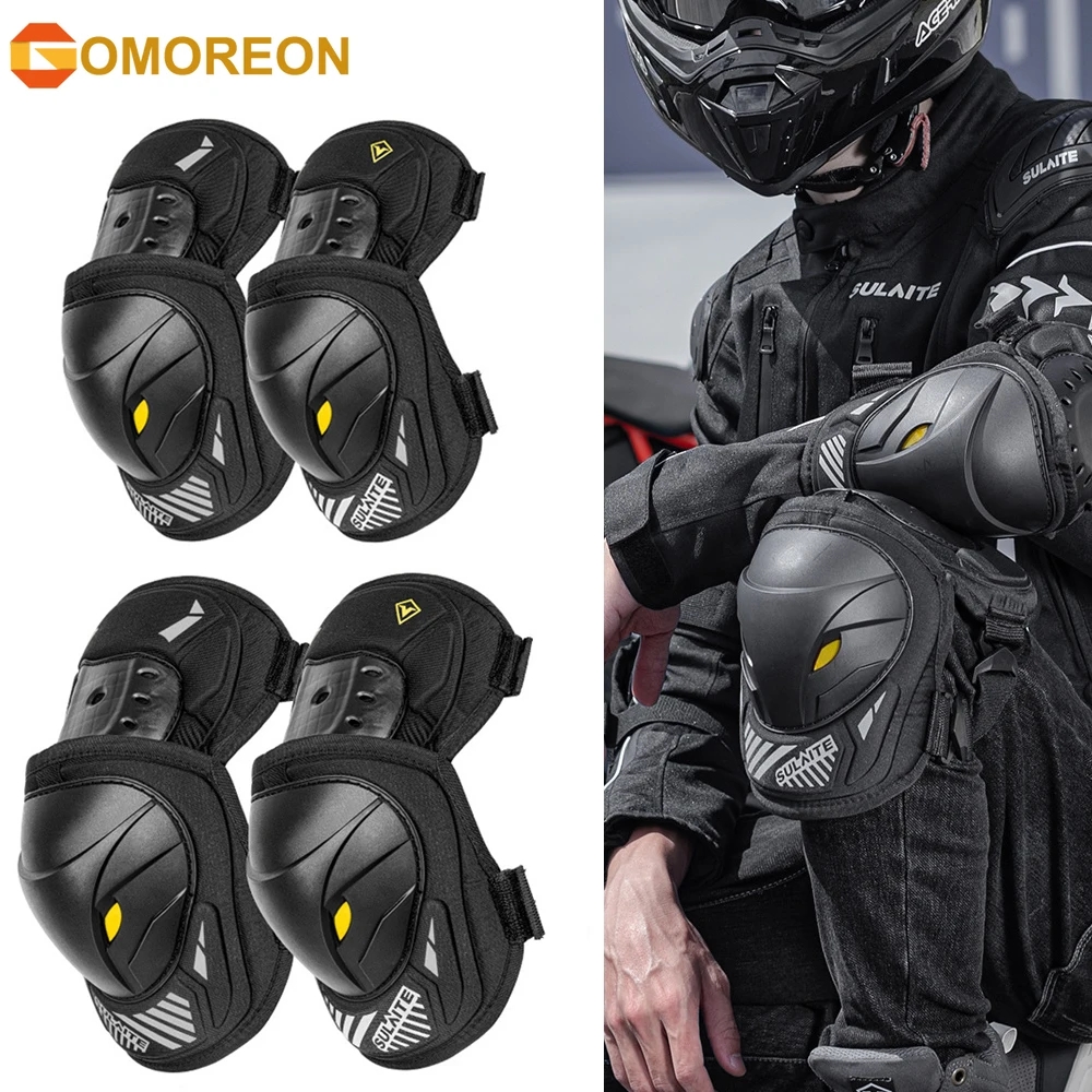 GOMOREON 1 Par de Protectores  - Mountain Biking Knee Pads reseña y precio