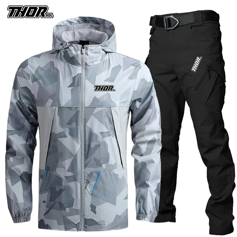 THORSOL-Conjunto De Jersey De  - Mountain Biking Outfit reseña y precio