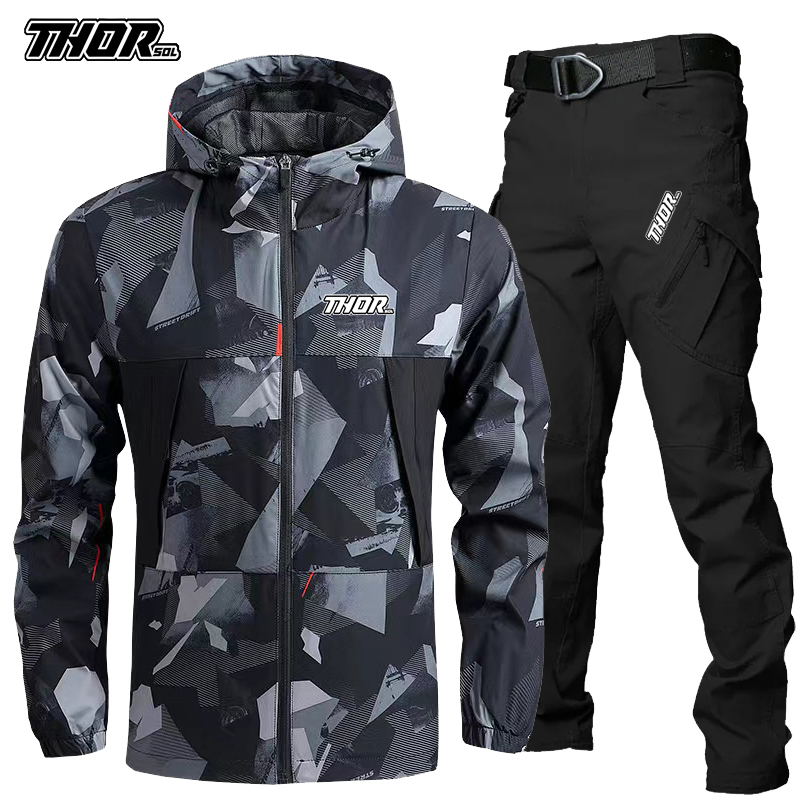 THORSOL-Conjunto De Jersey De  - Mountain Biking Outfit reseña y precio