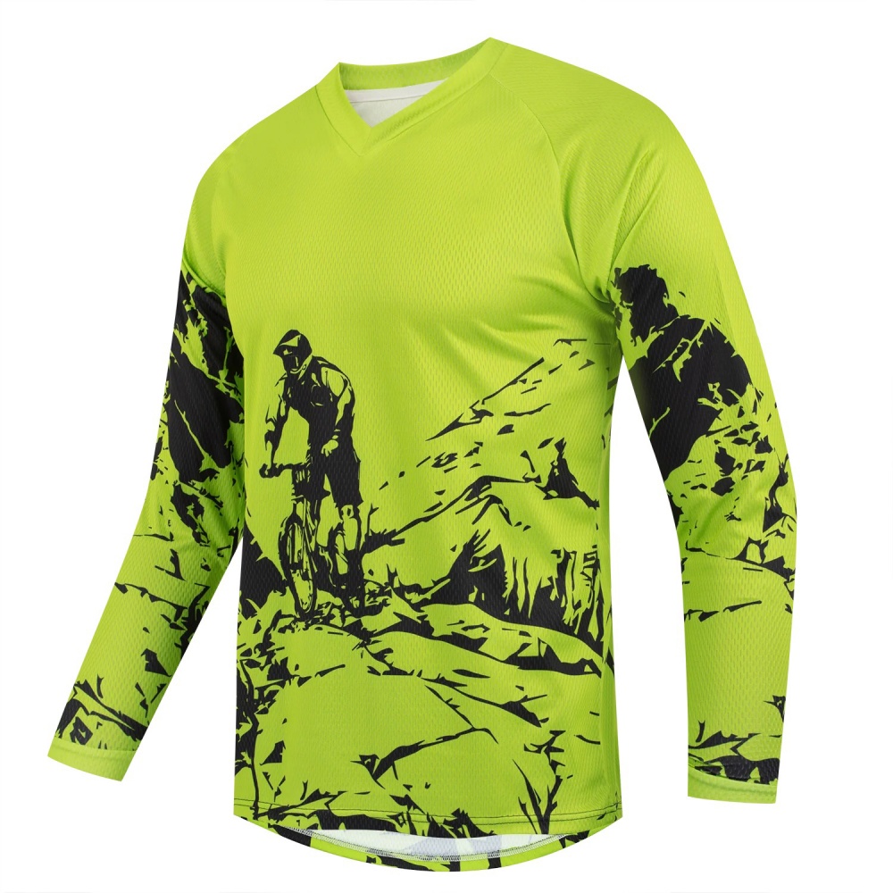 Camiseta Deportiva de Manga La - Mountain Biking Usa reseña y precio