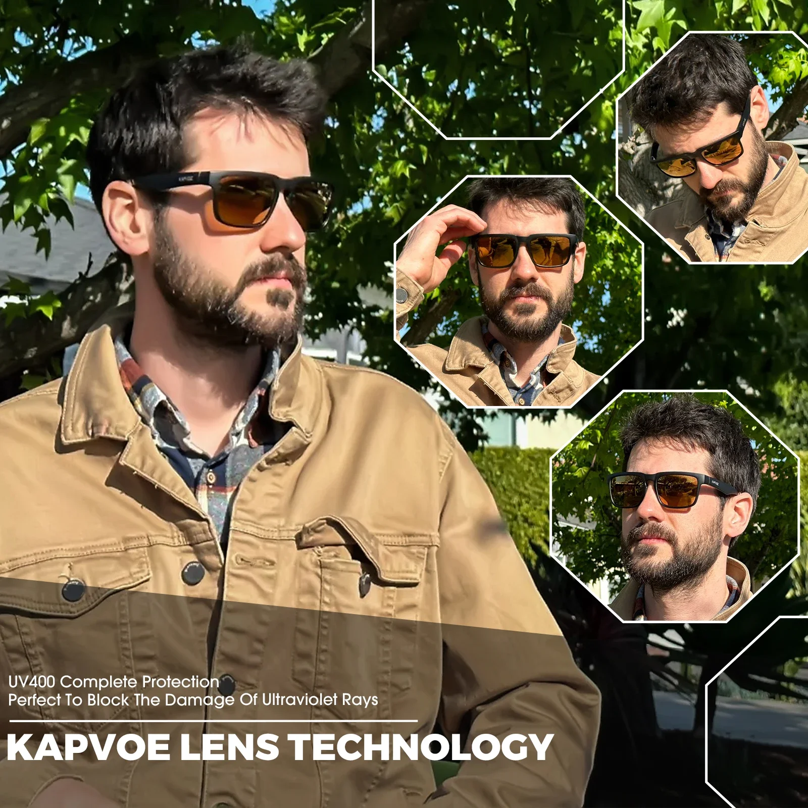 KAPVOE, gafas de moda novedosa - Mountain Biking Sport reseña y precio