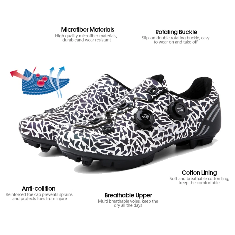 Zapatillas de ciclismo MTB par - Mountain Biking Sport reseña y precio