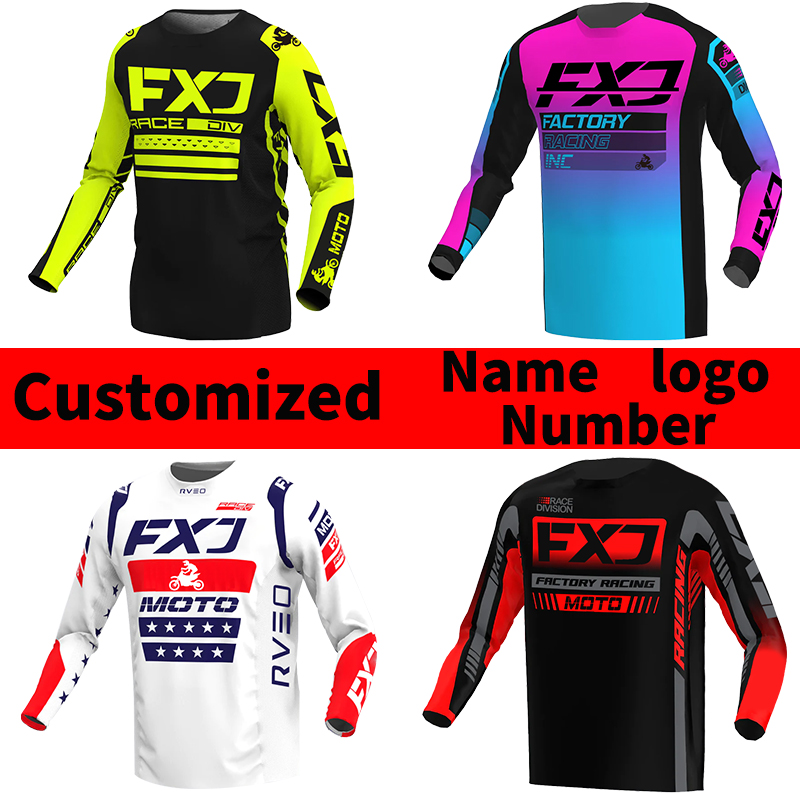 FXJ-Camiseta de Motocross todo - Mountain Biking Games reseña y precio