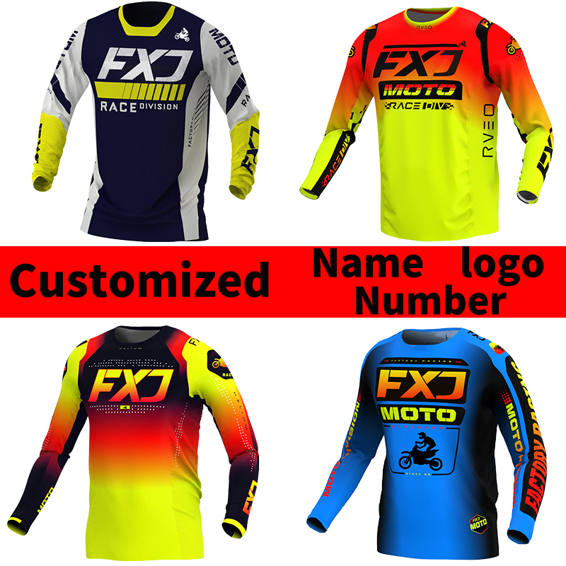FXJ-Camiseta de Motocross todo - Mountain Biking Games reseña y precio