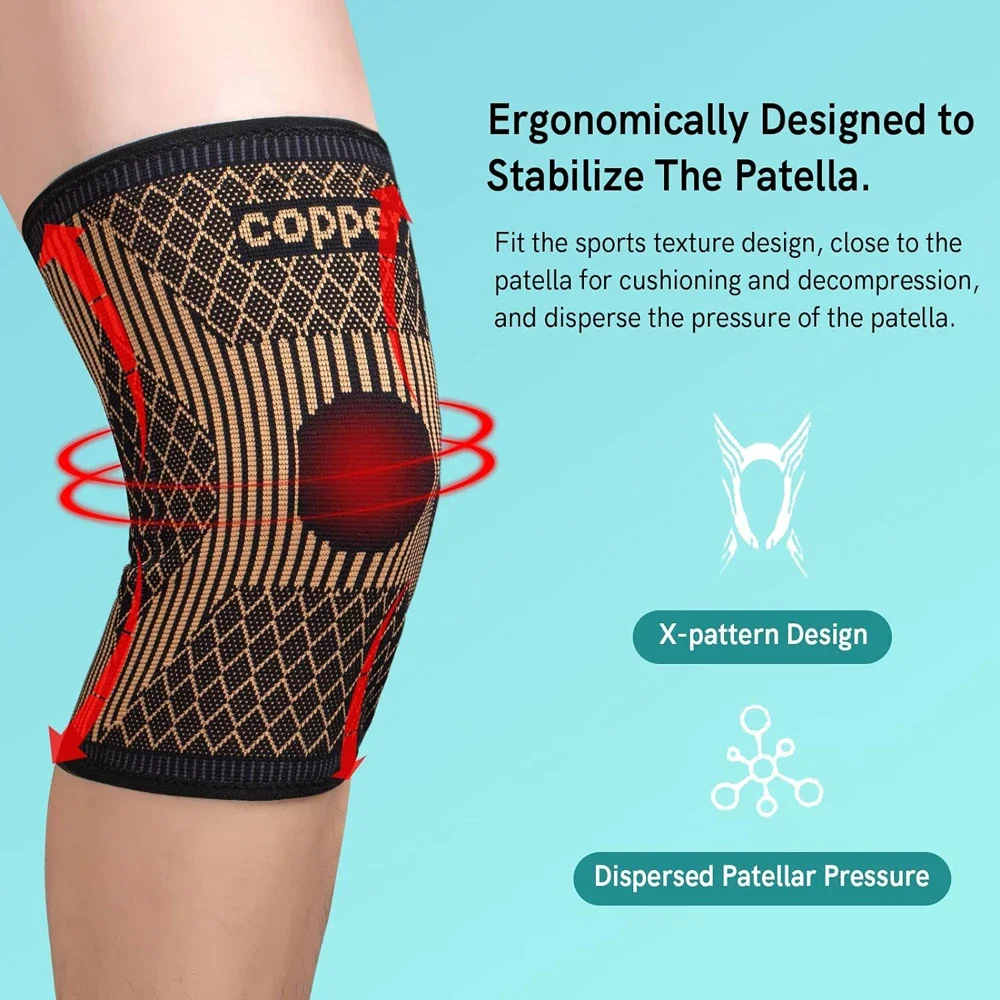 Rodillera de cobre para el dol - Mountain Biking Knee Pads reseña y precio