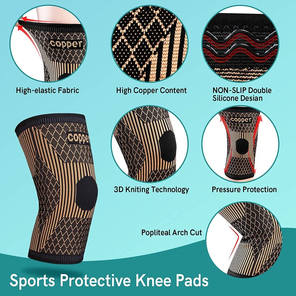 Rodillera de cobre para el dol - Mountain Biking Knee Pads reseña y precio