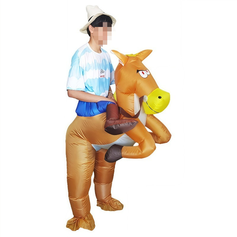 Disfraz de caballo inflable pa - Mountain Biking Outfit reseña y precio