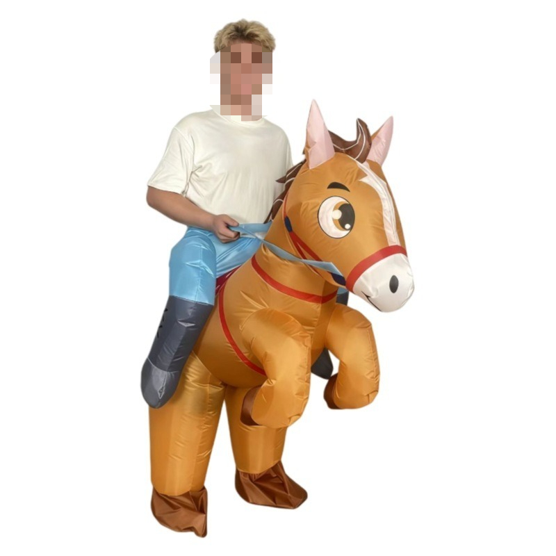 Disfraz de caballo inflable pa - Mountain Biking Outfit reseña y precio