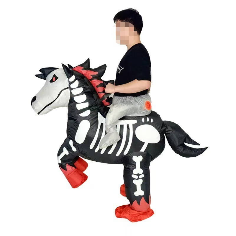 Disfraz de caballo inflable pa - Mountain Biking Outfit reseña y precio